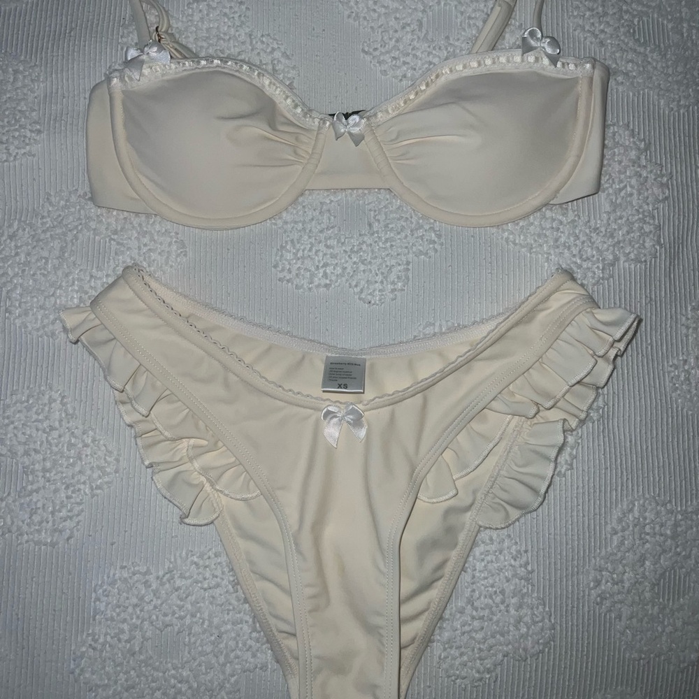 Strawberry Milk Mob Desert Cowgirl Bikini Set